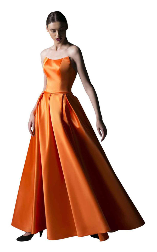 Orange Designer Dress for Any Occasion ...